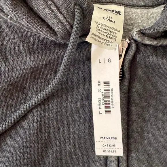 PINK Victoria’s Secret 2025 Bundle Sweatpants Hoodie Twice Tzuyu kpop Large - Picture 16 of 16